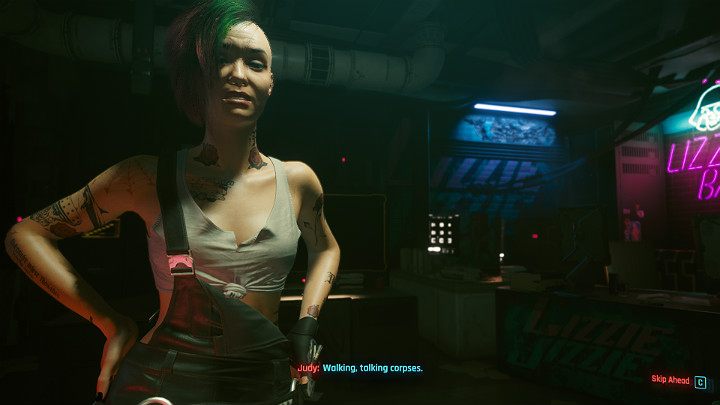 Na zakończenie Judy wręczy V przenośne urządzenie do braindansu (BD), które ma zachowane odpowiednie ustawienia kalibracyjne - Cyberpunk 2077: Cherchez la Femme/The Information - solucja, opis przejścia - Cyberpunk 2077 - poradnik do gry