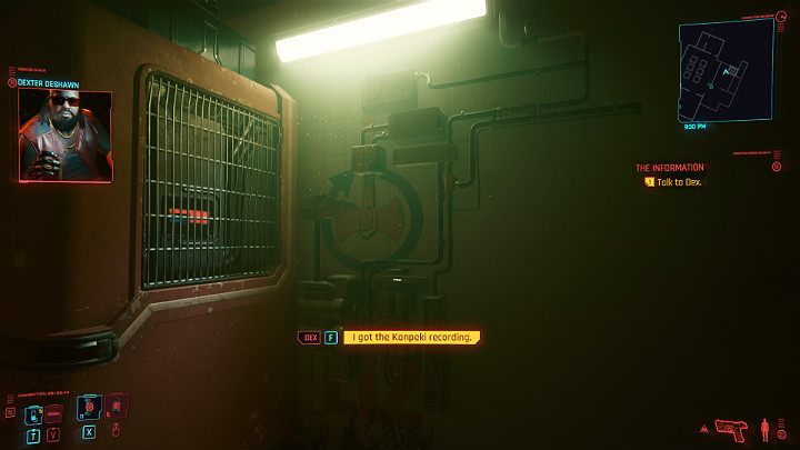 Wyjdź z pracowni Judy i zadzwoń do Dexa - Cyberpunk 2077: Cherchez la Femme/The Information - solucja, opis przejścia - Cyberpunk 2077 - poradnik do gry