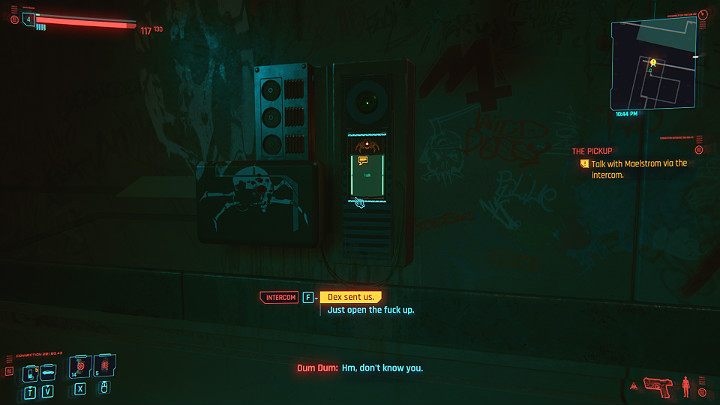 Wejście na teren Maelstromu przebiegnie bez żadnych niespodzianek - Cyberpunk 2077: Bilet wstępu/The Pickup - solucja, opis przejścia - Cyberpunk 2077 - poradnik do gry