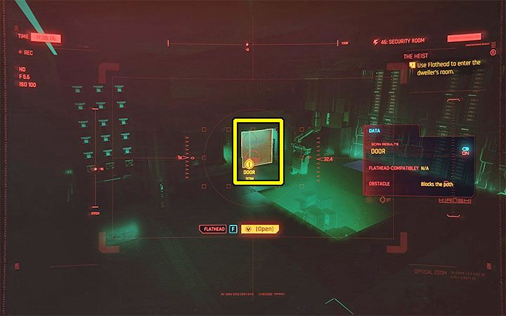 Następne w kolejności jest pomieszczenie monitoringu - Cyberpunk 2077: Jak przeprowadzić robota Flathead? - Cyberpunk 2077 - poradnik do gry