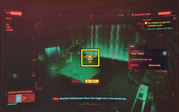 Powróć do kamery z poprzedniego pomieszczenia, czyli tego, w którym aktualnie przebywa bot - Cyberpunk 2077: Jak przeprowadzić robota Flathead? - Cyberpunk 2077 - poradnik do gry