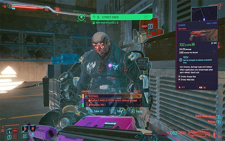 Nie zapomnij przeszukać ciała pokonanego bossa - Cyberpunk 2077: Jak pokonać bossa Royce? - Cyberpunk 2077 - poradnik do gry