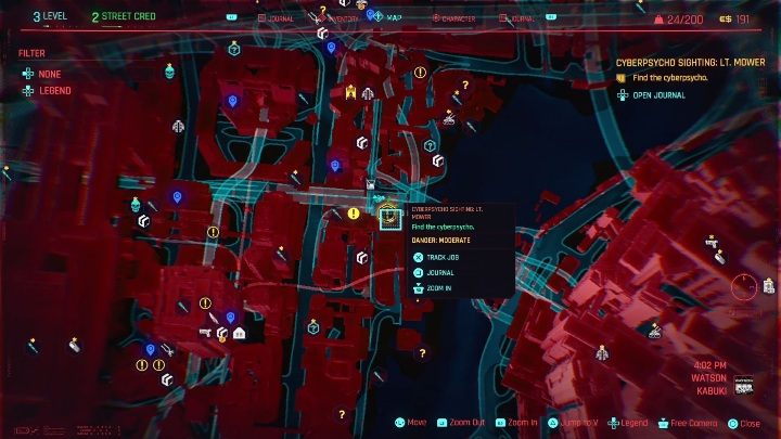 Porucznik Mower znajdziesz w budynku, na wschodniej części Watson, w dzielnicy Kubaki - Cyberpunk 2077: Porucznik Mower - cyberpsychopata, solucja - Cyberpunk 2077 - poradnik do gry