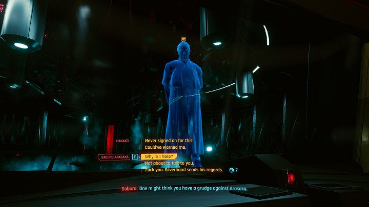 Hanako zataiła przed V dość istotną informację - Cyberpunk 2077: Siostra i brat/Totalimmortal - solucja, opis przejścia - Cyberpunk 2077 - poradnik do gry