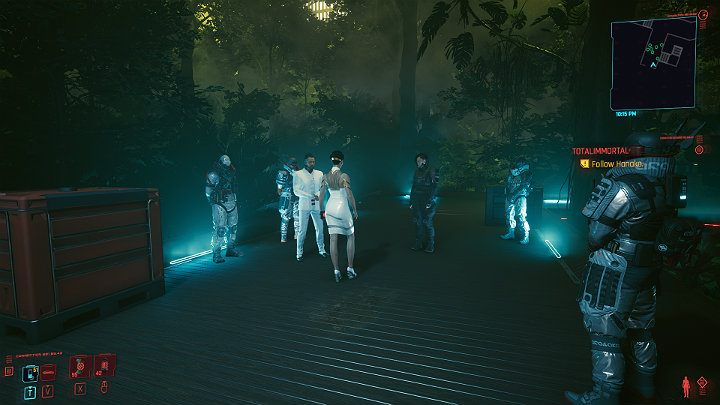 Po rozmowie wsiądź do windy i udaj się z Hanako na spotkanie zarządu - Cyberpunk 2077: Siostra i brat/Totalimmortal - solucja, opis przejścia - Cyberpunk 2077 - poradnik do gry