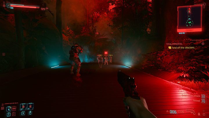 Zebranie zarządu zostało brutalnie przerwane przez elitarne jednostki Arasaki - Cyberpunk 2077: Siostra i brat/Totalimmortal - solucja, opis przejścia - Cyberpunk 2077 - poradnik do gry