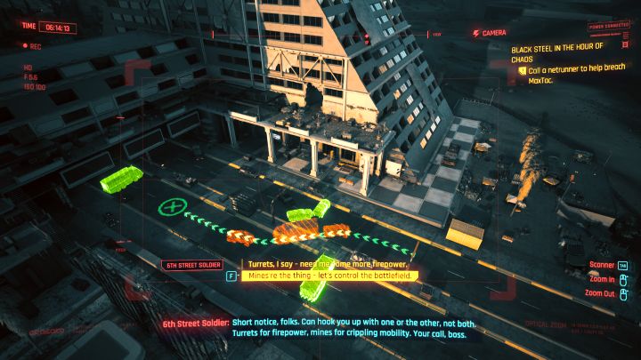 Porozmawiajcie z żołnierzem gangu 6th Street - Cyberpunk Phantom Liberty: Przesyłka do Los Padres - solucja, opis przejścia - Cyberpunk 2077 - poradnik do gry