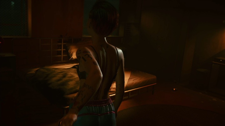 Wasz związek może zostać sformalizowany kolejnego dnia, przy czym musisz wyrazić chęć związania się z nią - Cyberpunk 2077: Judy Alvarez - romans - Cyberpunk 2077 - poradnik do gry