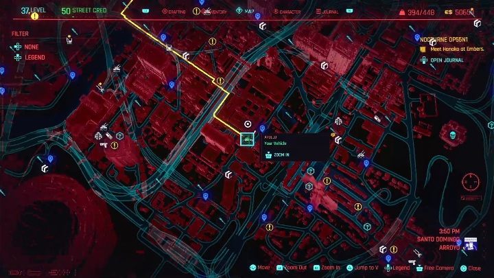 Lokacja: środkowa część Santo Domingo, Arroyo - Cyberpunk 2077: Wszystkie Drzazgi atutów - Cyberpunk 2077 - poradnik do gry