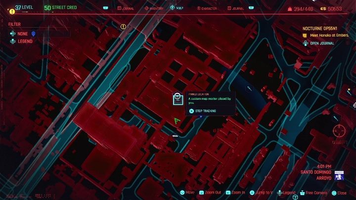 Lokacja: środkowa część Santo Domingo, Arroyo - Cyberpunk 2077: Wszystkie Drzazgi atutów - Cyberpunk 2077 - poradnik do gry