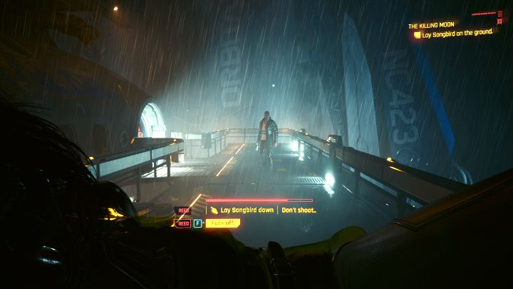 Po tym jak wykonacie polecenie Reeda i położycie Songbird macie 2 główne warianty - Cyberpunk Phantom Liberty: Jak odblokować zakończenia Songbird? - Cyberpunk 2077 - poradnik do gry