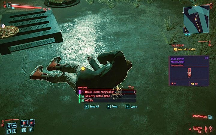 Drzazgi umiejętności możesz odnajdywać wraz z lootem - mogą one znajdować się np - Cyberpunk 2077: Czym są Drzazgi umiejętności? - Cyberpunk 2077 - poradnik do gry