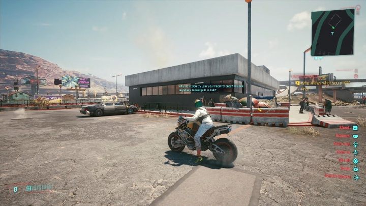 Misja ta rozpocznie się od rozmowy z bezdomnymi, obok stacji benzynowej - Cyberpunk 2077: Przesyłka polecona - solucja, opis przejścia - Cyberpunk 2077 - poradnik do gry