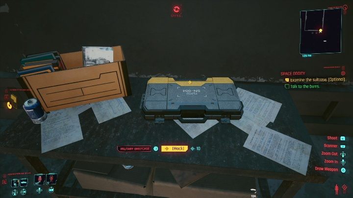 Neseser możesz otworzyć na dwa sposoby - Cyberpunk 2077: Przesyłka polecona - solucja, opis przejścia - Cyberpunk 2077 - poradnik do gry