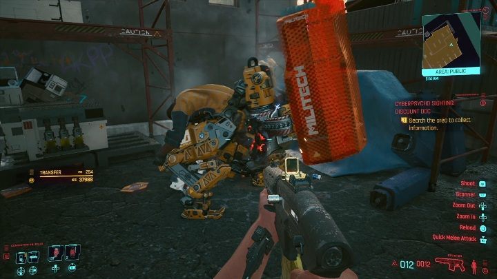 Po zneutralizowaniu przeciwnika zdobądź potrzebne informacje - Cyberpunk 2077: Tanio i źle - cyberpsychopata, solucja - Cyberpunk 2077 - poradnik do gry