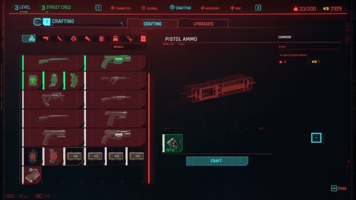 Amunicję bez większych problemów możesz wytworzyć samodzielnie - Cyberpunk 2077: Jak zdobywać amunicję? - Cyberpunk 2077 - poradnik do gry
