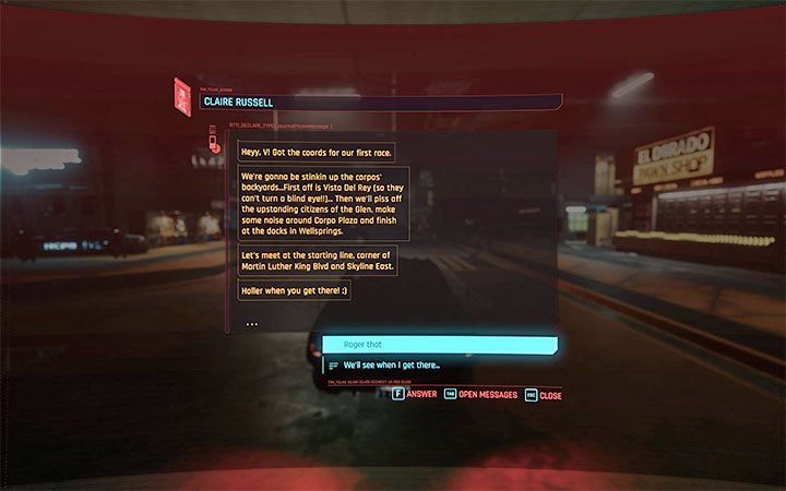 Nie możesz od razu przystąpić do pierwszych wyścigów - Cyberpunk 2077: Jak odblokować wyścigi w Night City? - Cyberpunk 2077 - poradnik do gry