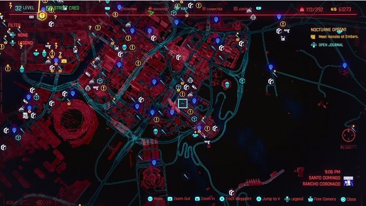Lokalizacja: wschodnia część Santo Domingo, Rancho Coronado - Cyberpunk 2077: Odzyskanie własności, Santo Domingo - kontrakty, solucja, mapa - Cyberpunk 2077 - poradnik do gry