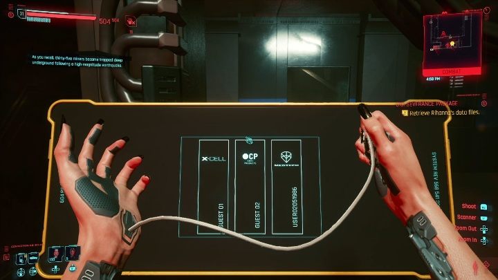 Cel: dane z komputera - Cyberpunk 2077: Kradzież, Santo Domingo - kontrakty, solucja, mapa - Cyberpunk 2077 - poradnik do gry
