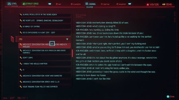 Po zdobyciu drzazgi wejdź w - Cyberpunk 2077: Dym na molo - cyberpsychopata, solucja - Cyberpunk 2077 - poradnik do gry