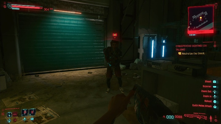 Jak zacząć: ukończyć zadanie Czynnik ludzki i odnaleźć przeciwnika na mapie - Cyberpunk 2077: Prawo Talionu - cyberpsychopata, solucja - Cyberpunk 2077 - poradnik do gry