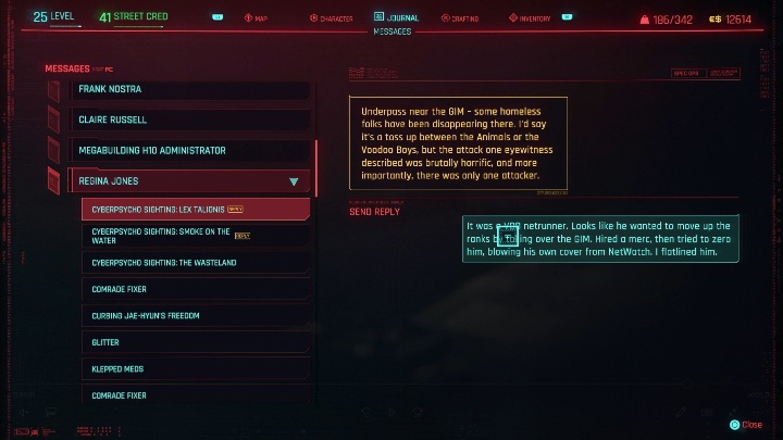 Aby ukończyć zadanie musisz wejść - Cyberpunk 2077: Prawo Talionu - cyberpsychopata, solucja - Cyberpunk 2077 - poradnik do gry