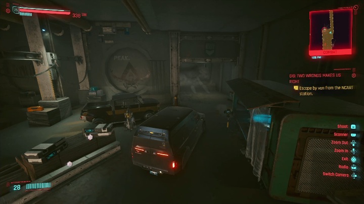 Cel: furgonetka - Cyberpunk 2077: Kradzież, Pacyfika - kontrakty, solucja, mapa - Cyberpunk 2077 - poradnik do gry