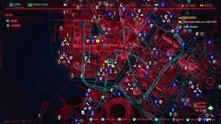 Lokalizacja: południowa część Heywood, Glen - Cyberpunk 2077: Kradzież, Heywood - kontrakty, solucja, mapa - Cyberpunk 2077 - poradnik do gry