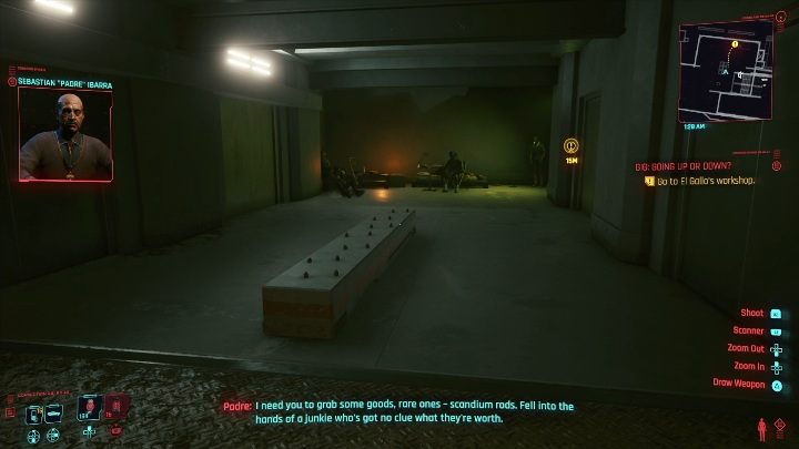 Solucja: twoim zadaniem jest dostanie się do strefy pod schodami - Cyberpunk 2077: Kradzież, Heywood - kontrakty, solucja, mapa - Cyberpunk 2077 - poradnik do gry