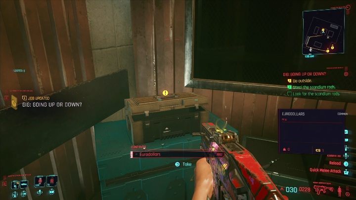 Twoim jedyny problemem jest jeden przeciwnik, który czai się dokładnie przy interesującej cię skrzynce - Cyberpunk 2077: Kradzież, Heywood - kontrakty, solucja, mapa - Cyberpunk 2077 - poradnik do gry