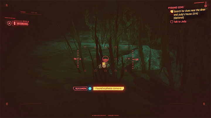 Ponownie płyń za przyjaciółką aż dotrzecie do znajdujących się na dnie zbiornika jadłodajni i domu rodzinnego Judy - Cyberpunk 2077: W topieli/Pyramid Song (Judy) - solucja, opis przejścia - Cyberpunk 2077 - poradnik do gry