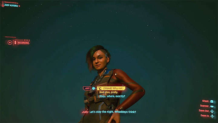 Do zmysłów powrócisz na pomoście i dowiesz się, że Judy wyciągnęła cię na powierzchnię - Cyberpunk 2077: W topieli/Pyramid Song (Judy) - solucja, opis przejścia - Cyberpunk 2077 - poradnik do gry