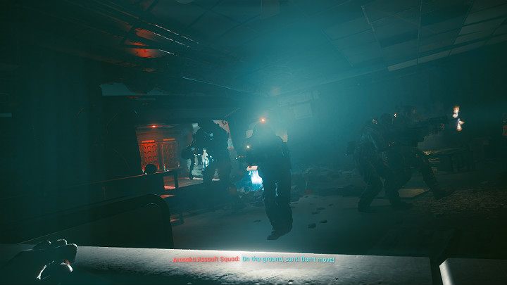 Wasza kryjówka została odnaleziona przez oddział szturmowy Arasaki i korporacja stara się odbić Hanako - Cyberpunk 2077: Mieszkanie nr 303/Search and Destroy - solucja, opis przejścia - Cyberpunk 2077 - poradnik do gry