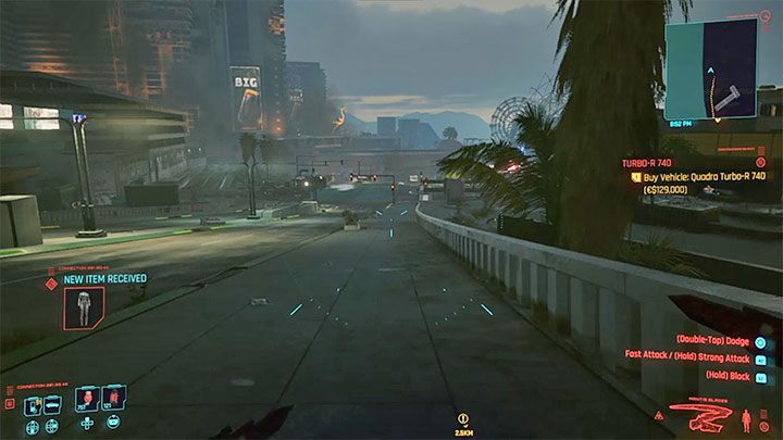 Po zakończonej akcji powróć do miejsca startu, czyli do skrzyżowania w pobliżu Kaplicy - Cyberpunk 2077: Farmienie xp i lootu - Cyberpunk 2077 - poradnik do gry