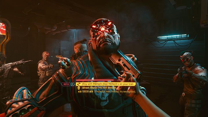 W trakcie wykonywania wielu zadań głównych i pobocznych w grze Cyberpunk 2077 będziesz musiał podejmować szybkie decyzje - Cyberpunk 2077: Rozmowy z NPC, opcje dialogowe - Cyberpunk 2077 - poradnik do gry