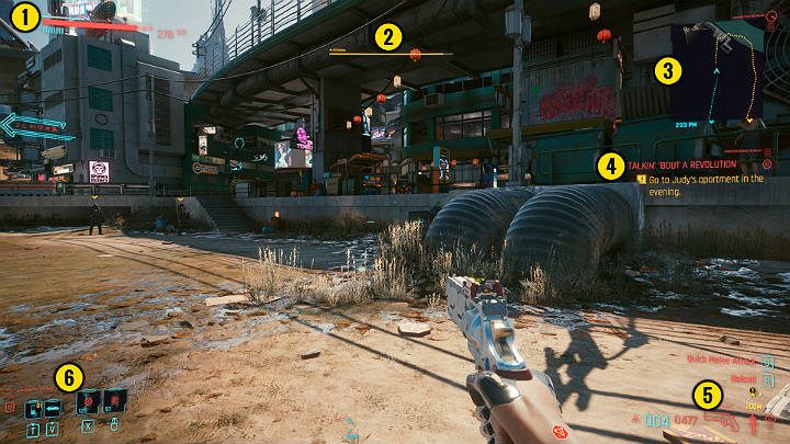 1 - Cyberpunk 2077: Interfejs użytkownika - Cyberpunk 2077 - poradnik do gry