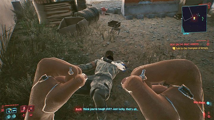 Po pokonaniu Bucka sytuacja może rozwinąć się na kilka sposobów - Cyberpunk 2077: Do krwi - solucja, opis przejścia - Cyberpunk 2077 - poradnik do gry