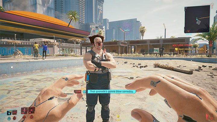 Ciekawostka - Ozoba możesz ponownie spotkać w ramach zaliczania serii questów Do krwi, czyli tych dotyczących staczania walk na pięści - Cyberpunk 2077: Wybuchowy charakter - solucja, opis przejścia - Cyberpunk 2077 - poradnik do gry