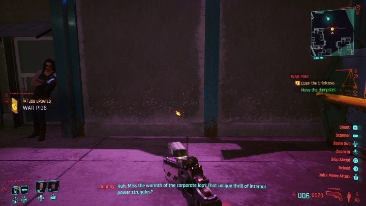 Przesuń kontener - Cyberpunk 2077: Kolega po fachu - solucja, opis przejścia - Cyberpunk 2077 - poradnik do gry