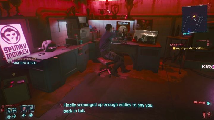 To bardzo krótka misja, którą otrzymasz zaraz po ukończeniu zadania głównego - Cyberpunk 2077: Oddam Ci, zawsze Ci oddaję - solucja, opis przejścia - Cyberpunk 2077 - poradnik do gry