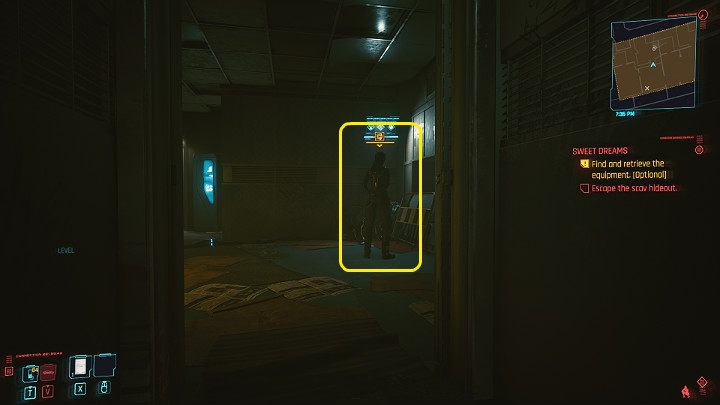 Teraz przejdź do pomieszczenia po lewej stronie - znajdziesz tam kolejnego Kosiarza - Cyberpunk 2077: Ekstremalne wrażenia - solucja, opis przejścia - Cyberpunk 2077 - poradnik do gry