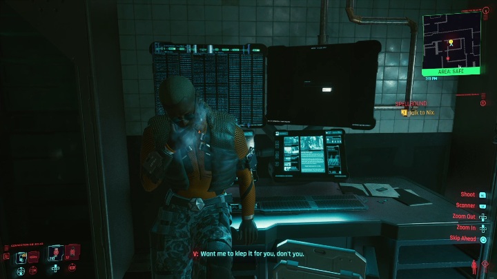 Aby rozpocząć tę misję musisz porozmawiać z Nixem - Cyberpunk 2077: Księga zaklęć - solucja, opis przejścia - Cyberpunk 2077 - poradnik do gry