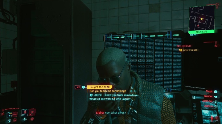 Odszyfruj przedmiot i wróć do Nixa - Cyberpunk 2077: Księga zaklęć - solucja, opis przejścia - Cyberpunk 2077 - poradnik do gry