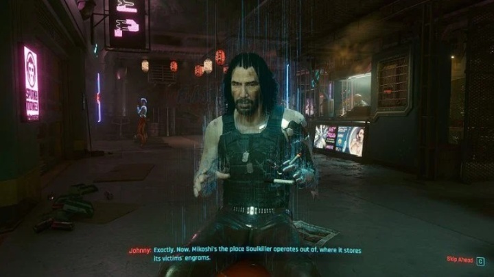 To nietypowe zadanie poboczne, które składa się jedynie z 4 dialogów z Johnnym - Cyberpunk 2077: Metamorfozy - solucja, opis przejścia - Cyberpunk 2077 - poradnik do gry
