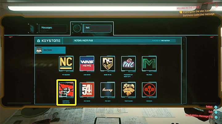 Gra zasugeruje powrót do mieszkania V po to żeby skorzystać z komputera, ale możesz też użyć innego sprzętu podłączonego do sieci - Cyberpunk 2077: Czerwony wieszcz - solucja, opis przejścia - Cyberpunk 2077 - poradnik do gry