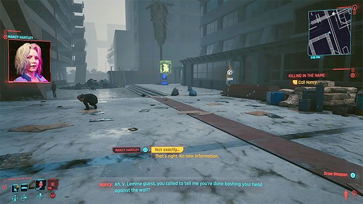 Niezależnie od wybranego zakończenia musisz dodatkowo zadzwonić do Nancy - Cyberpunk 2077: Czerwony wieszcz - solucja, opis przejścia - Cyberpunk 2077 - poradnik do gry
