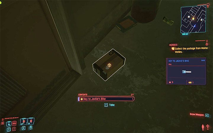 Do przekazania motocykla V dochodzi na początku aktu 2, przy czym uzależnione od tego jak zachowałeś się pod koniec misji fabularnej Skok na głęboką wodę - Cyberpunk 2077: Wszystkie darmowe pojazdy - Cyberpunk 2077 - poradnik do gry