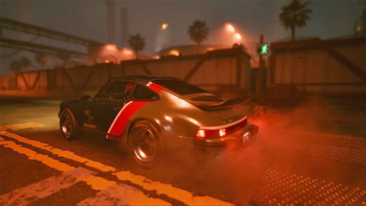 To jedyny licencjonowany samochód w grze - Porsche 911 z gry Cyberpunk 2077 bazuje wizualnie na klasycznej generacji 930 tego modelu - Cyberpunk 2077: Wszystkie darmowe pojazdy - Cyberpunk 2077 - poradnik do gry