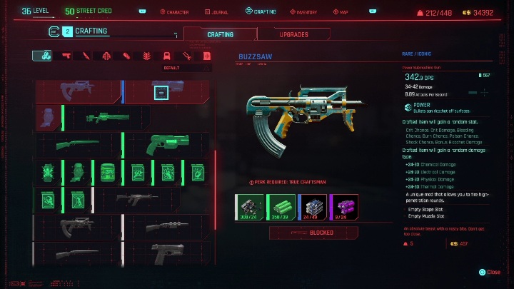 W trakcie kroniki musisz zebrać schemat tworzenia broni - Cyberpunk 2077: Wszystkie ikoniczne bronie - Cyberpunk 2077 - poradnik do gry