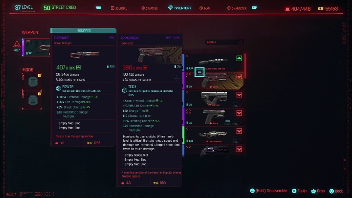 Sposób odblokowania: po wykonaniu zadania Kolega po fachu możesz wyjąć ją z ciała zabitego mężczyzny - Cyberpunk 2077: Wszystkie ikoniczne bronie - Cyberpunk 2077 - poradnik do gry